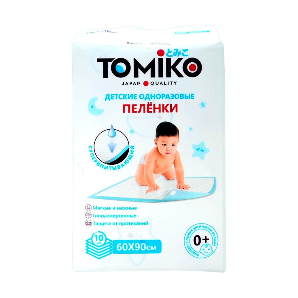 Пеленка одноразовая Tomiko 4шт 60x90см