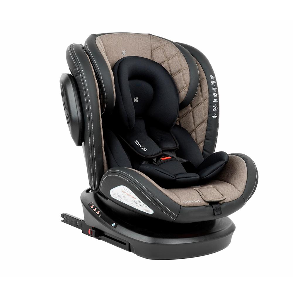 Автокресло KikkaBoo Stark ISOFIX Beige