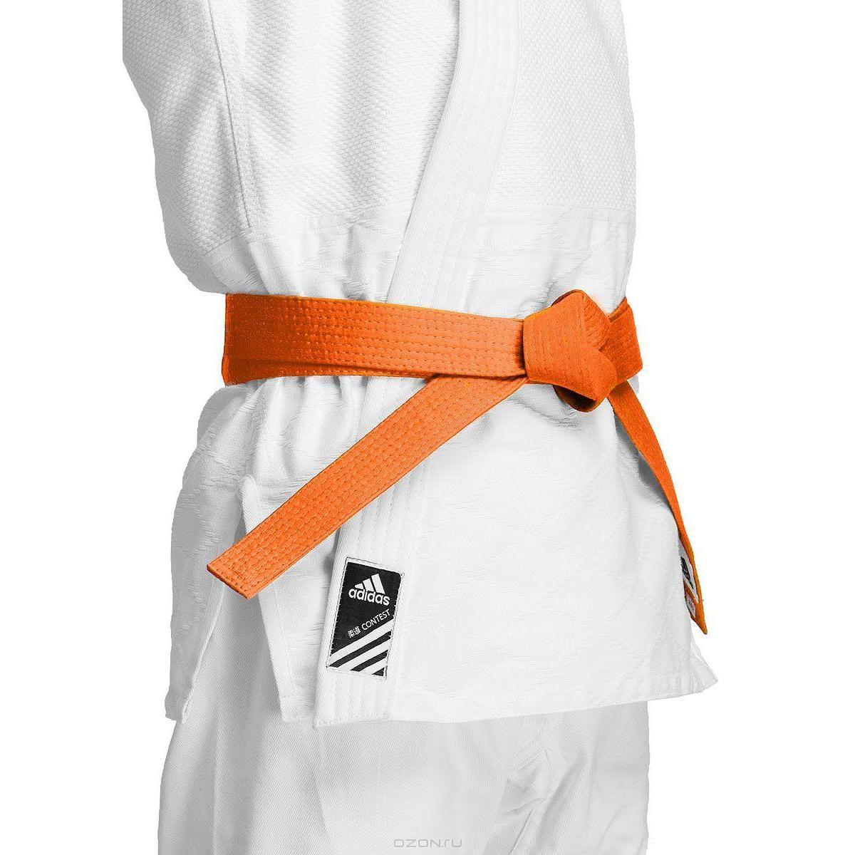 Пояс для кимоно BRAVEST 3м местный усиленный Оранжевый