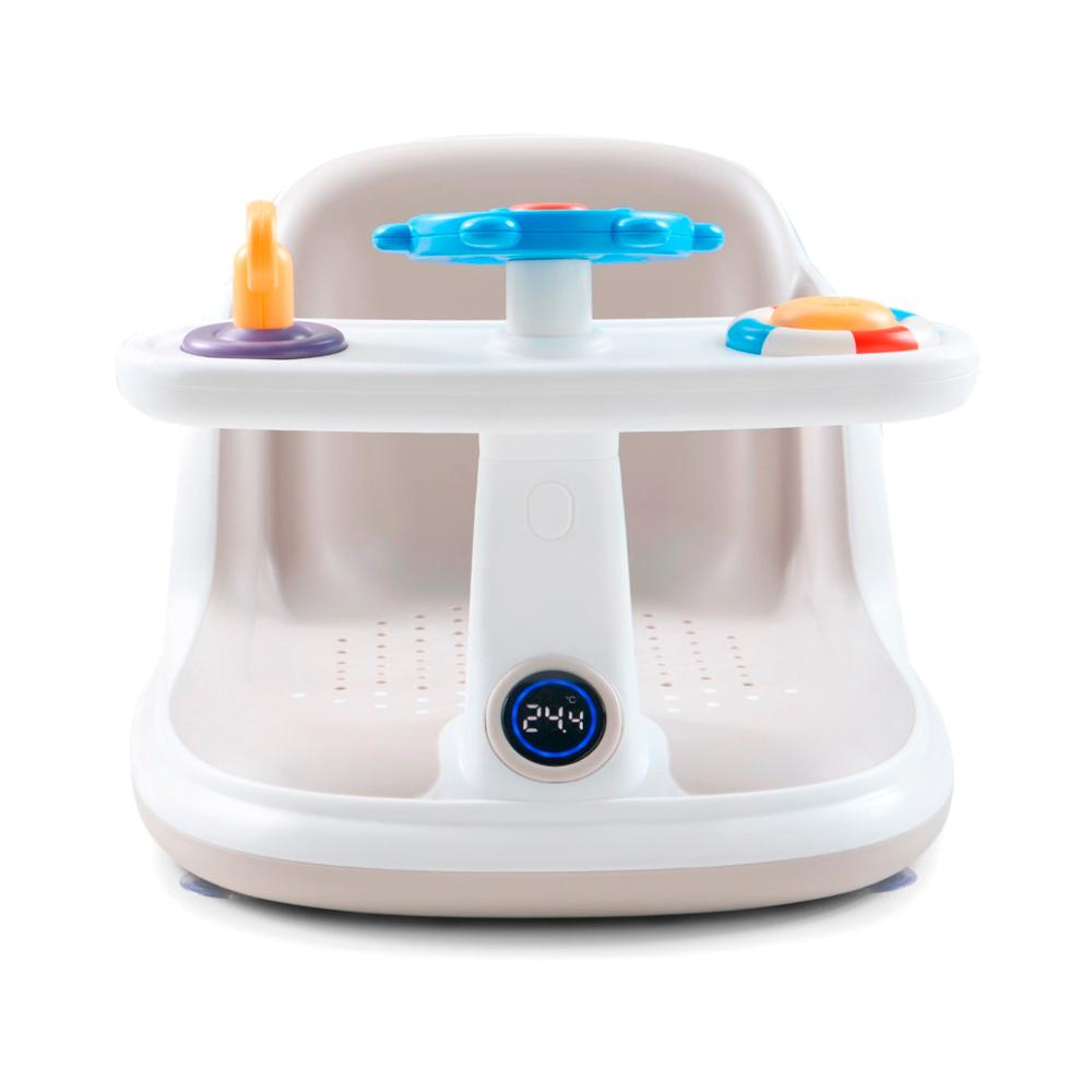 Сиденье для купания в ванной Happy Baby BUBBLY grey