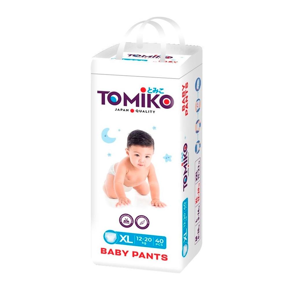Подгузники-трусики TOMIKO размер XL 12-17кг 40шт