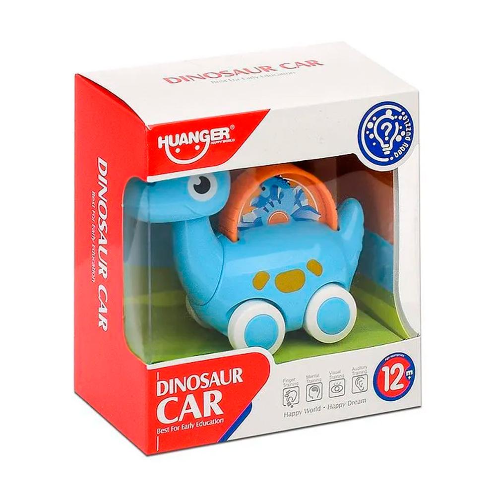 Машинка Динозаврик Huanger голубой с длинной шеей HE8007