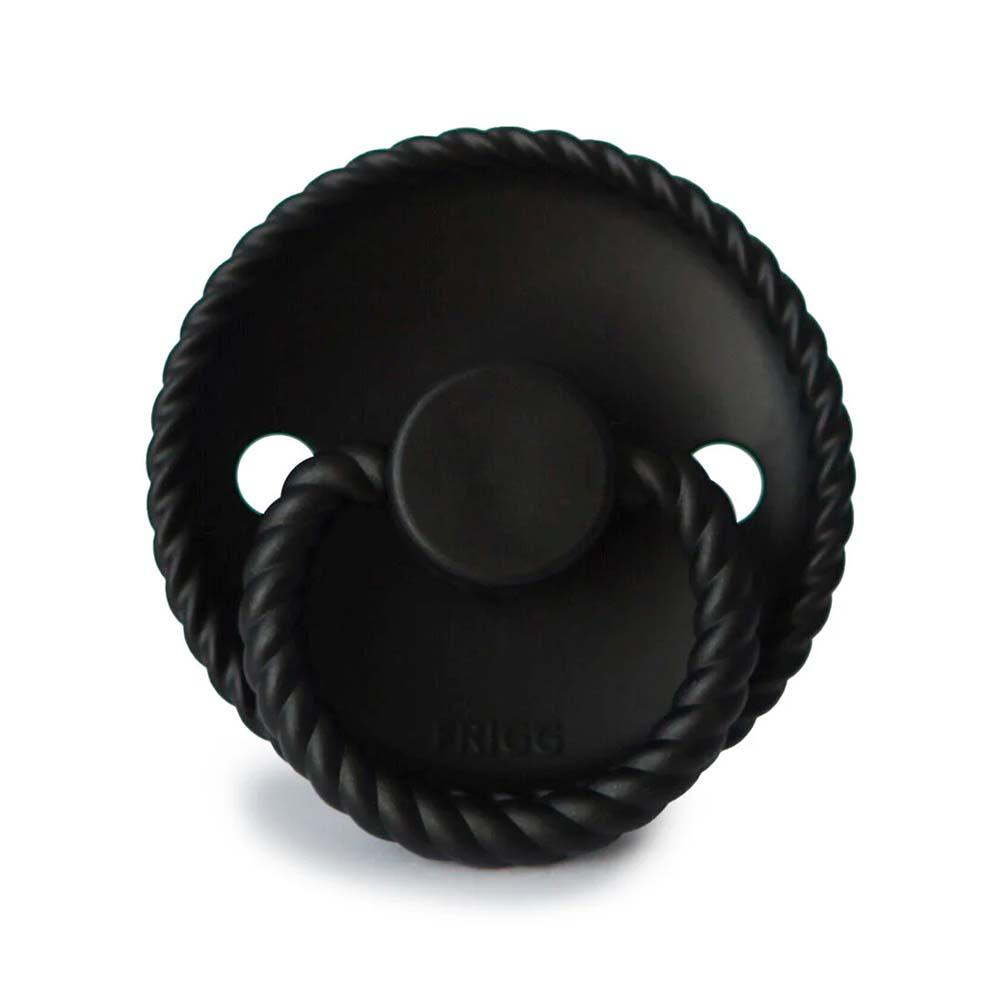 Пустышка FRIGG Rope Latex Jet Black 6-18м+