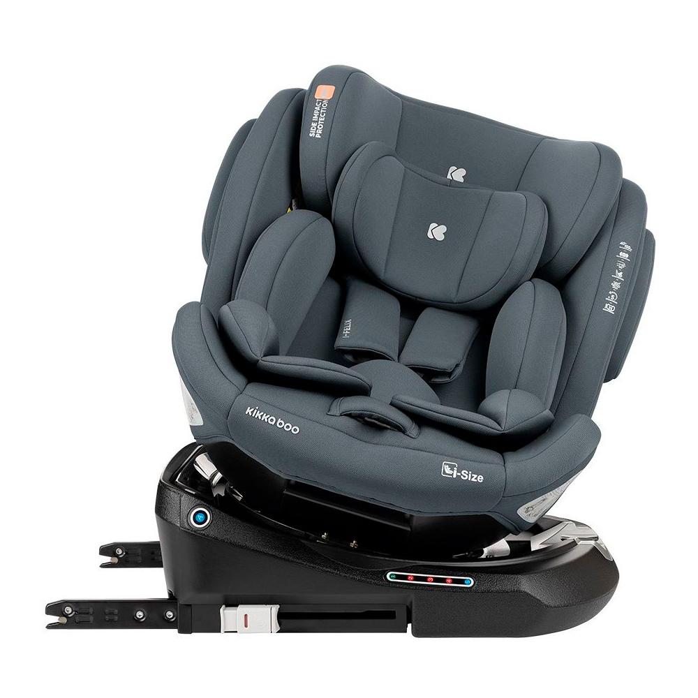 Автокресло KikkaBoo i-Felix i-SIZE Dark Grey