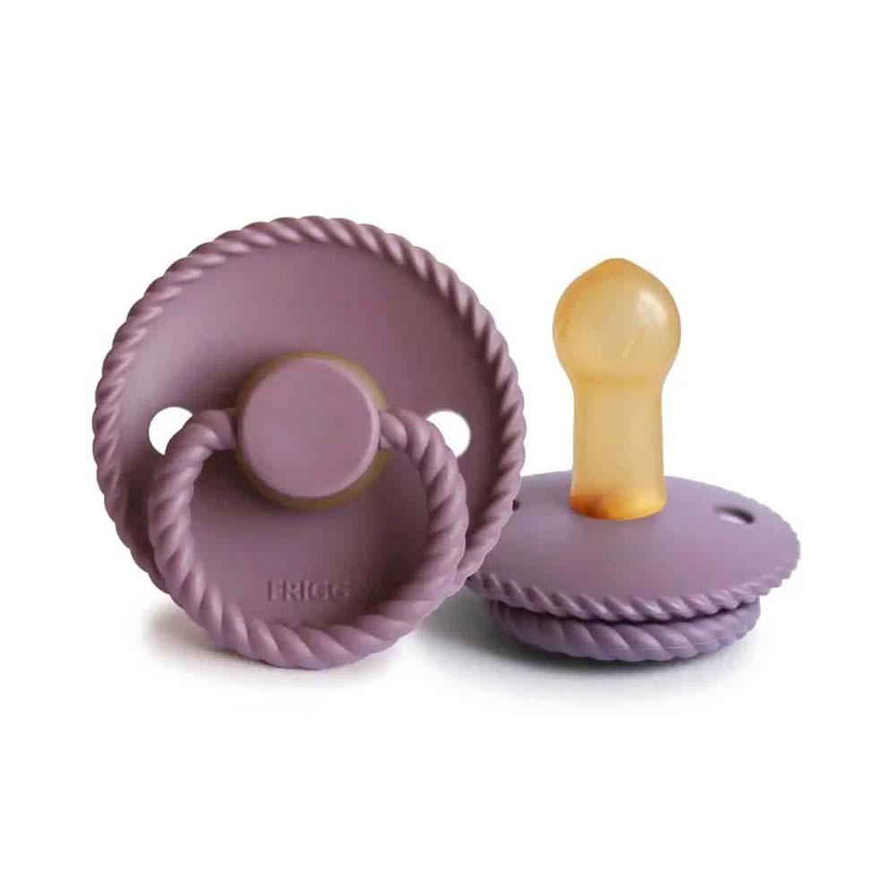 Пустышка FRIGG Rope Latex Twilight Mauve 6-18м+
