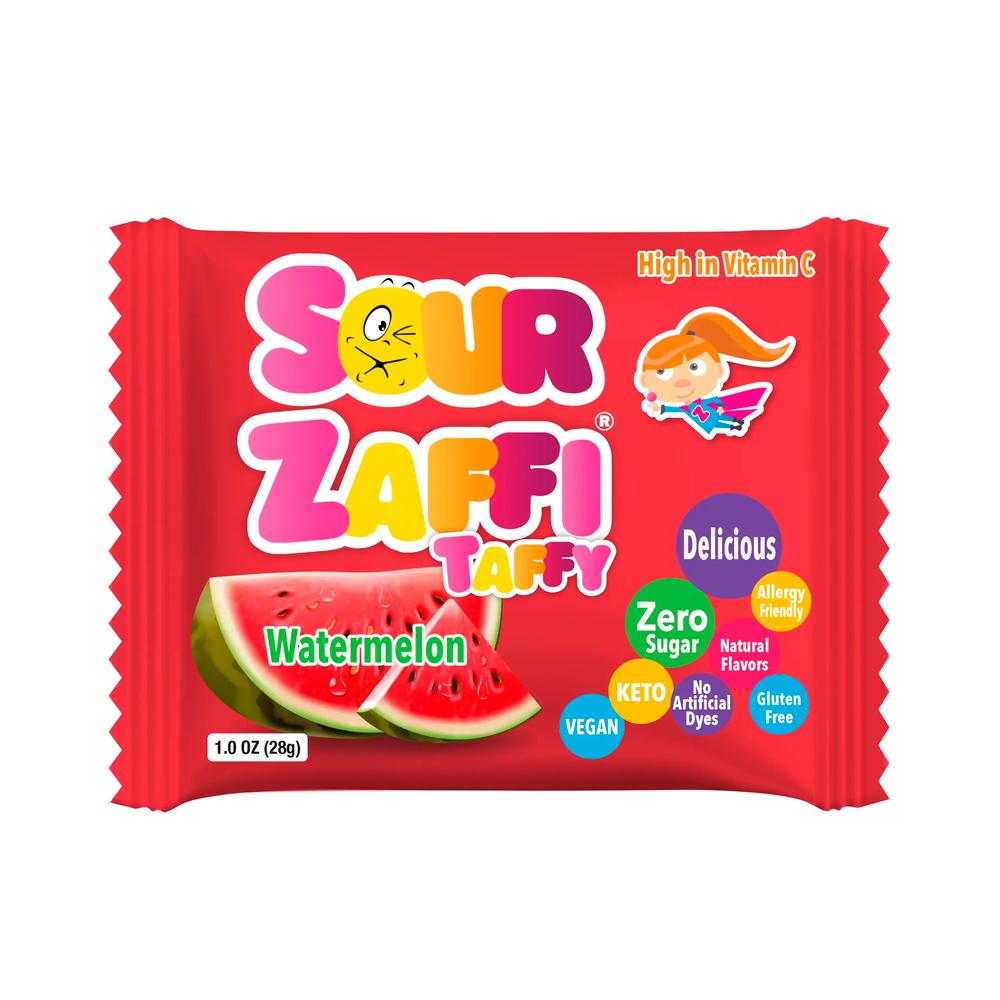 Жевательная конфета Sour Taffi Арбуз