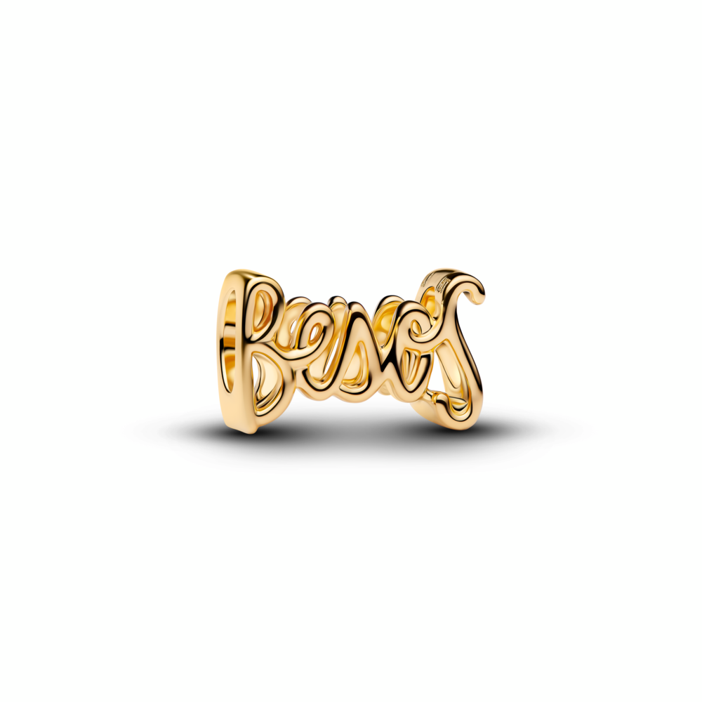 Besos 14k gold-plated charm Besos 14k gold-plated charm