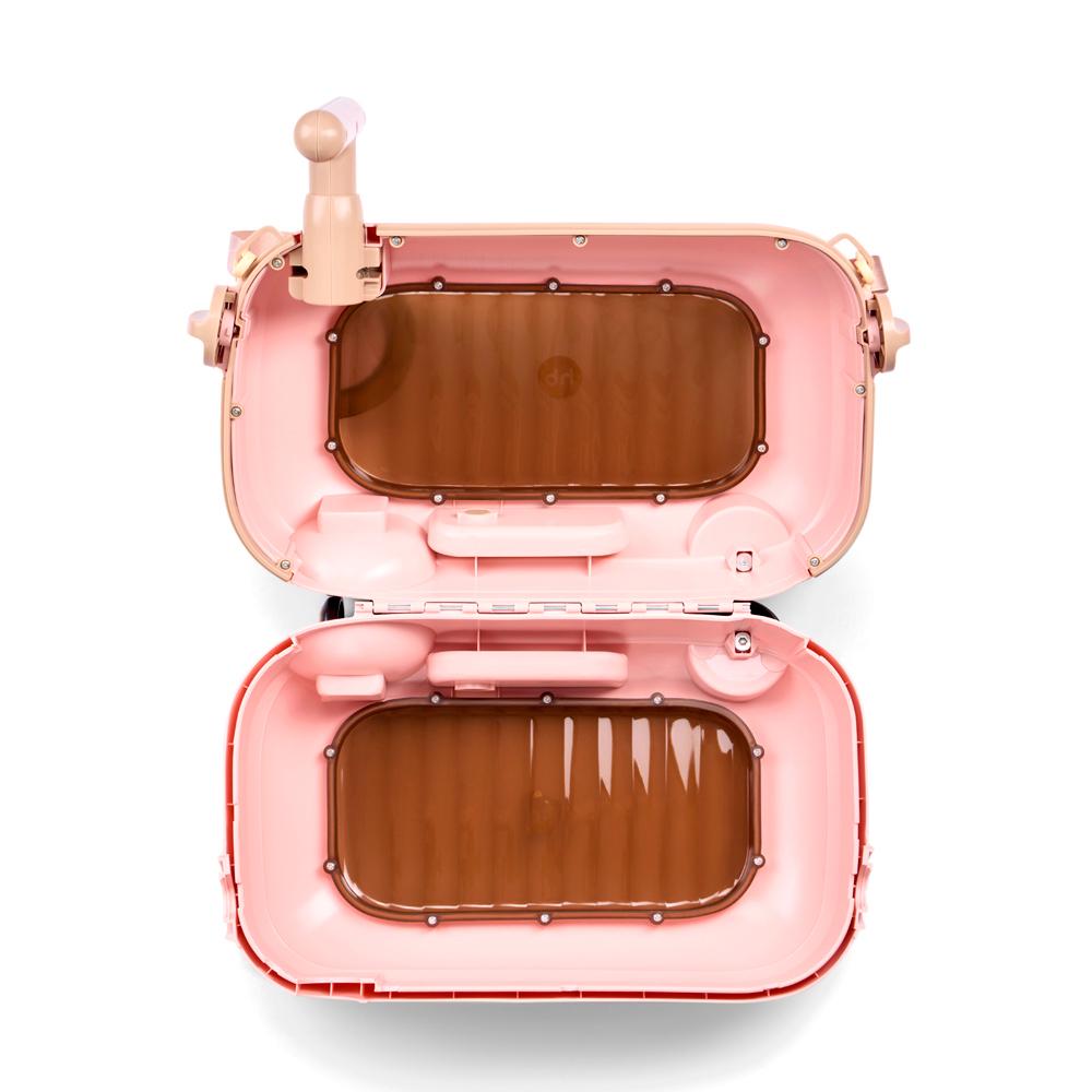 Чемодан-каталка TRAVY pink HAPPY BABY Чемодан-каталка TRAVY pink HAPPY BABY