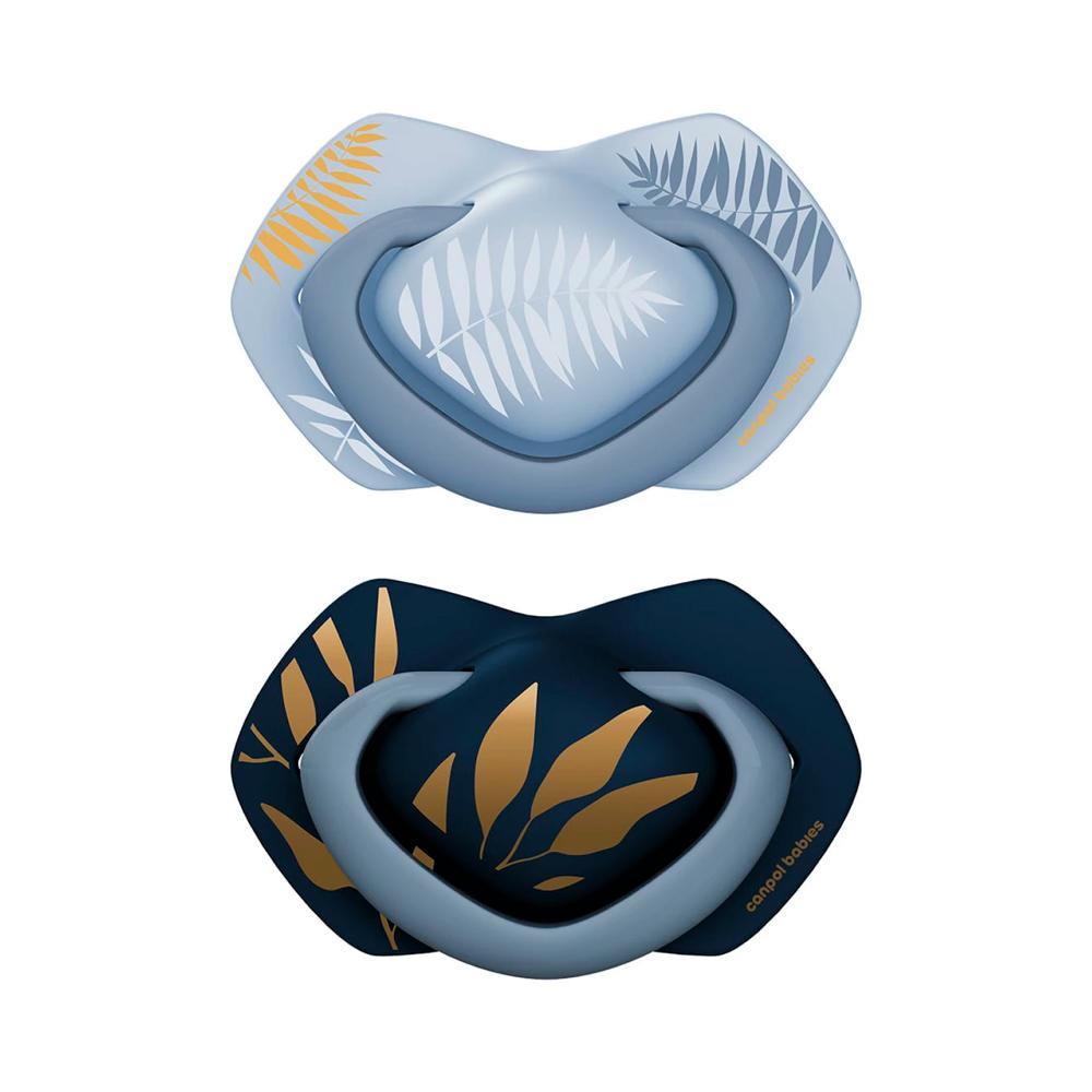 22/664_blu Пустышка силиконовая симметричная (0-6м) GOLD 2 шт. 22/664_blu Пустышка силиконовая симметричная (0-6м) GOLD 2 шт.