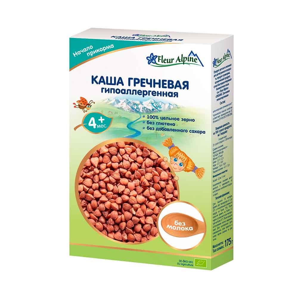 Каша Fleur Alpine безмолочная гречневая гипоаллергенная 4м+ 175 гр Каша Fleur Alpine безмолочная гречневая гипоаллергенная 4м+ 175 гр