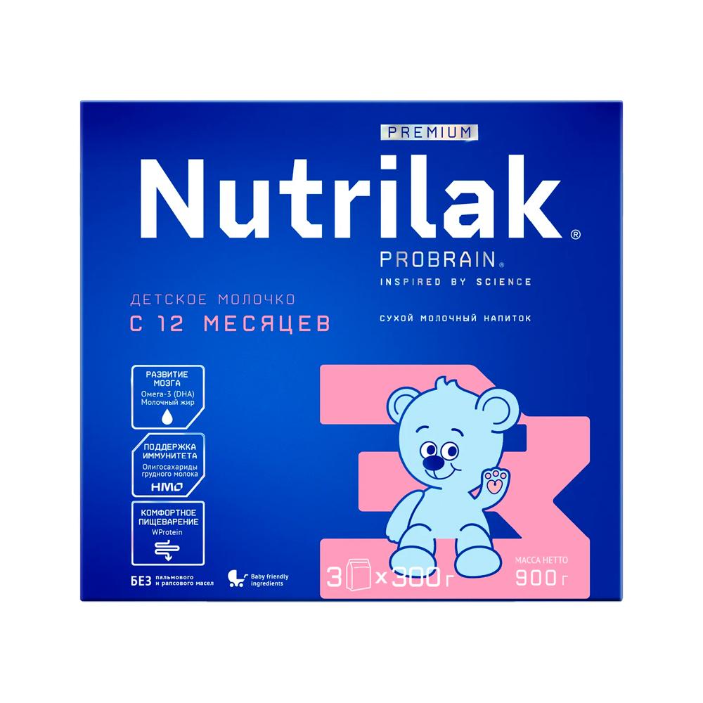 Смесь молочная Nutrilak Premium 3 12м+ 900гр