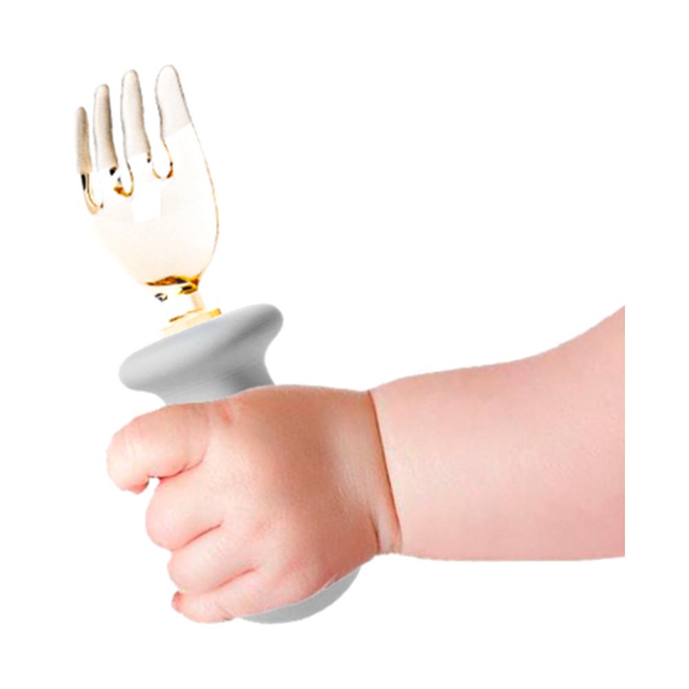 Набор приборов для кормления HEORSHE ложка вилка белый Набор приборов для кормления HEORSHE ложка вилка белый