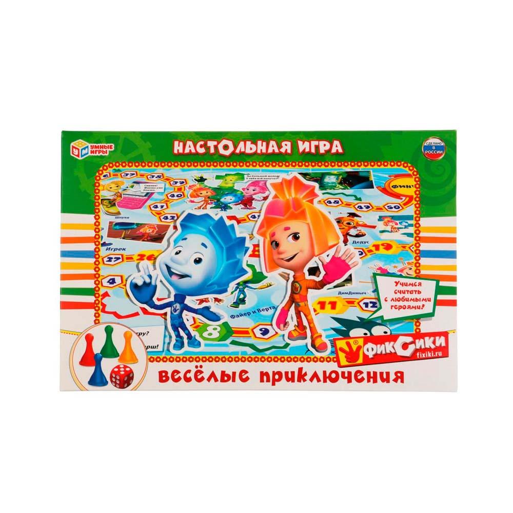 Настольная игра-ходилка Фиксики Весёлые приключения Умные игры