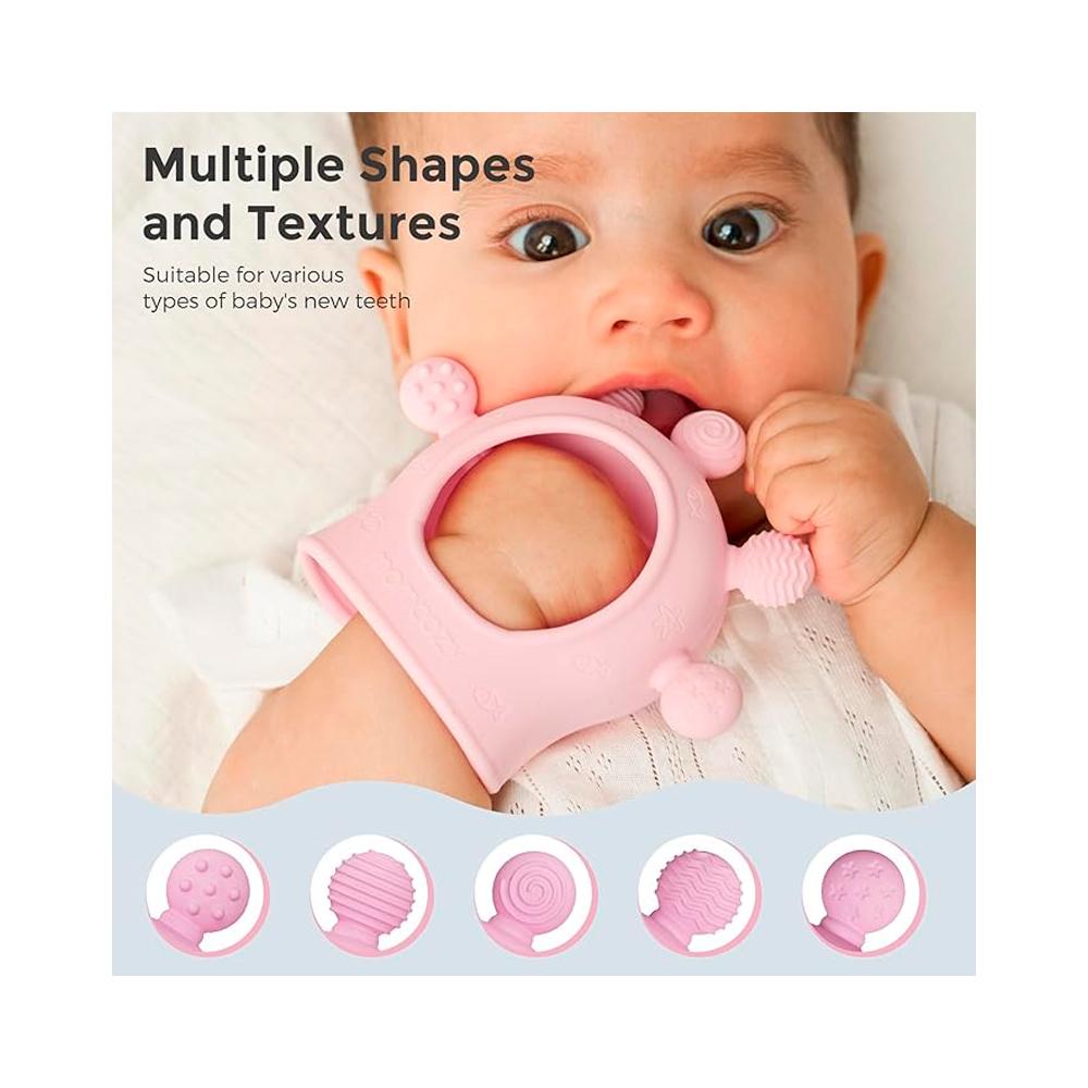 Детская игрушка-прорезыватель Momcozy Pink