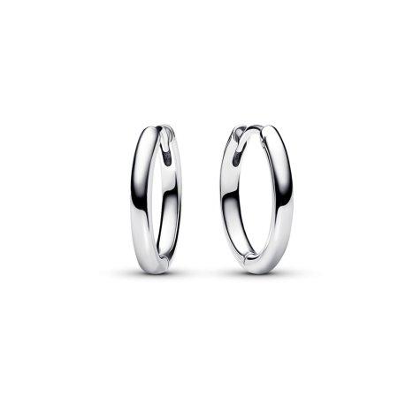 Серьги-кольца из стерлингового серебра