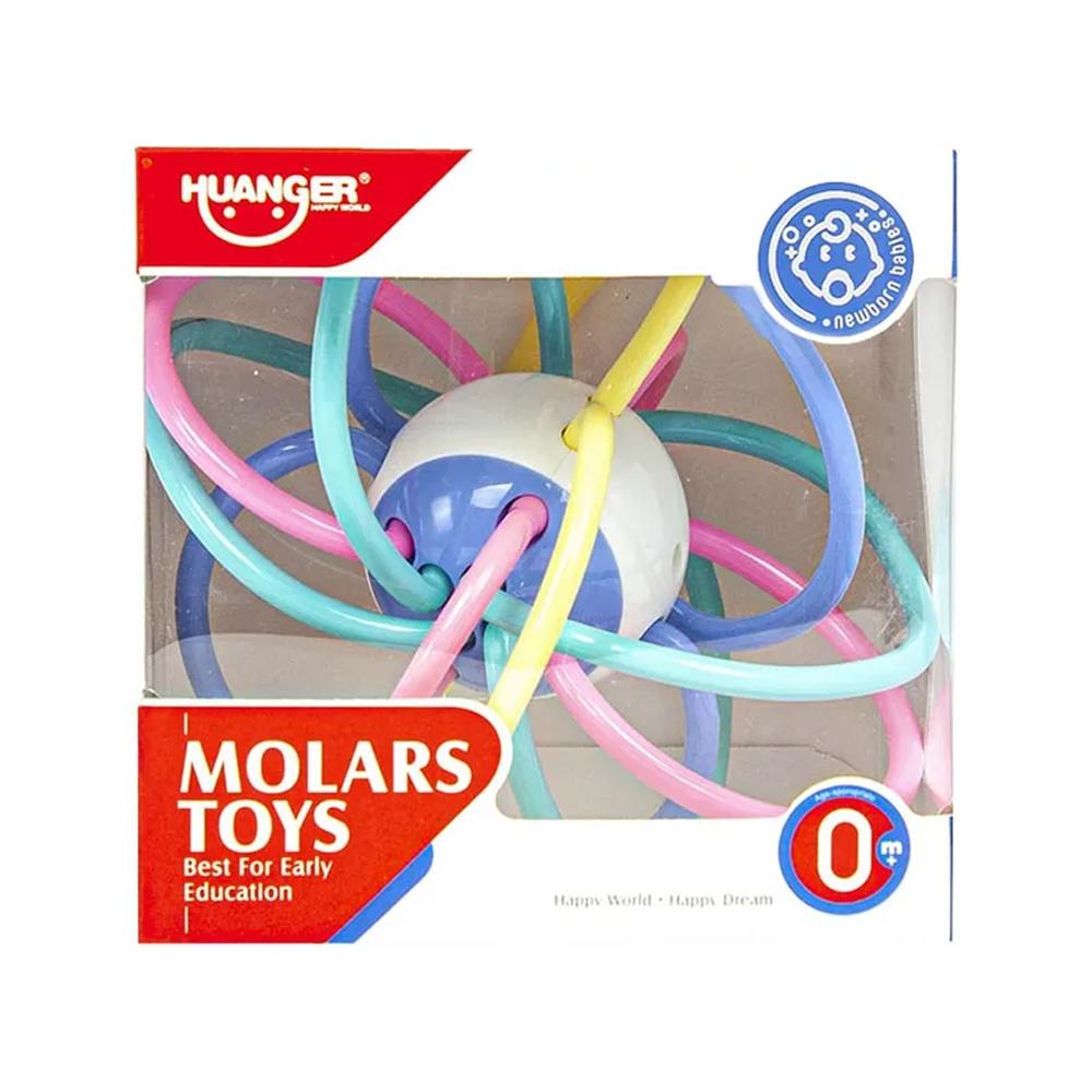 Погремушка-прорезыватель сфера Шар Huanger HE0109 Погремушка-прорезыватель сфера Шар Huanger HE0109