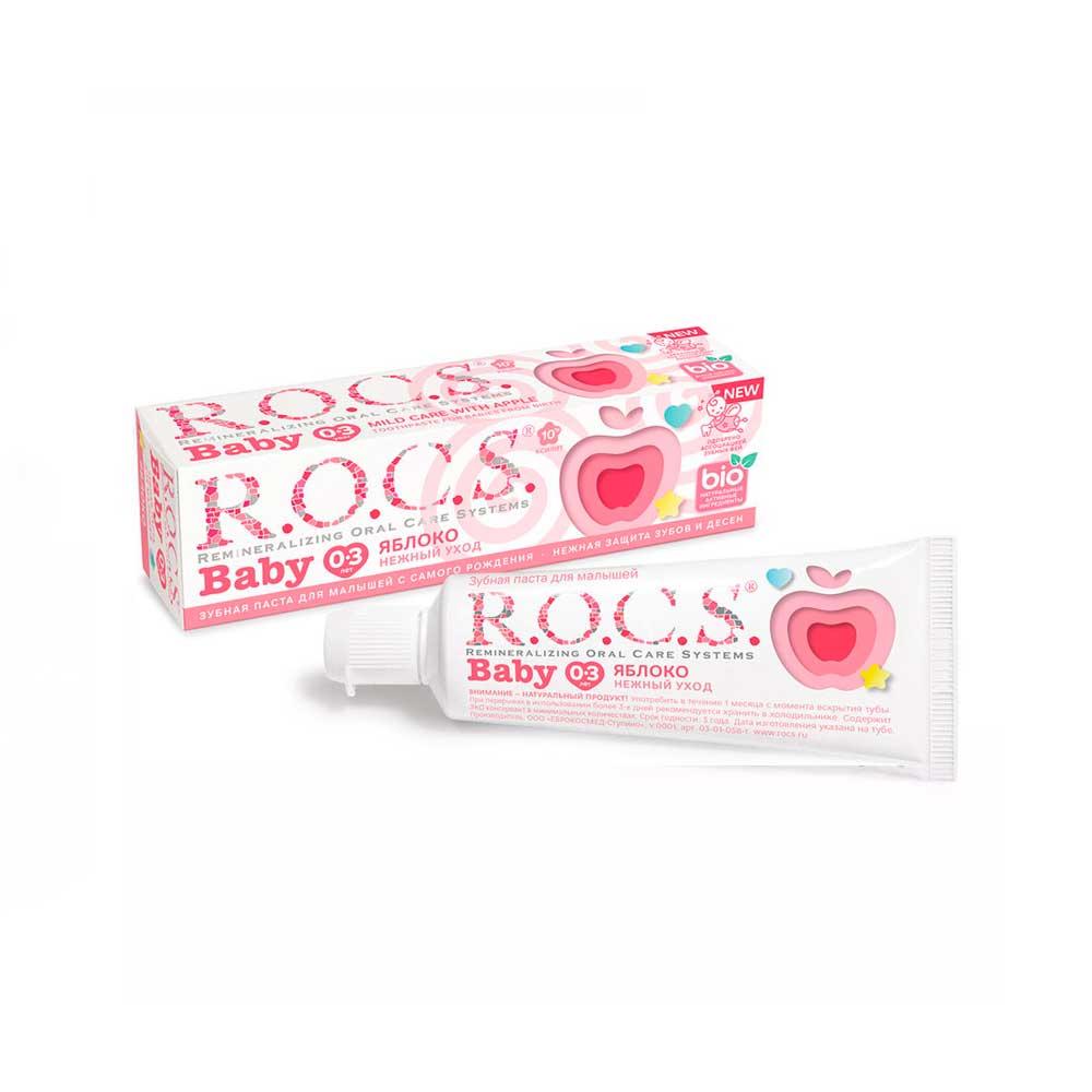 Зубная паста R.O.C.S. Baby Нежный уход яблоко 0-36м 45 гр