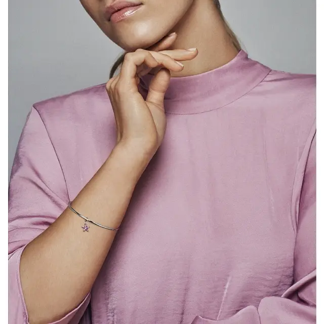 Шарм-подвеска Моя розовая морская звезда