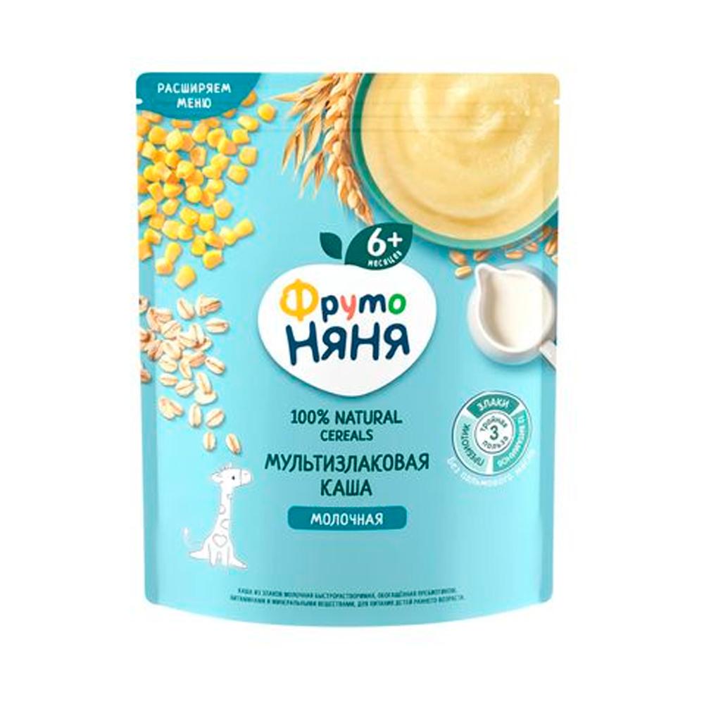 Каша мультизлаковая ФрутоНяня  молочная 6м+ 200 гр