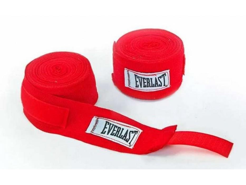 Боксерский бинт местный EVERLAST 1,9м Красный