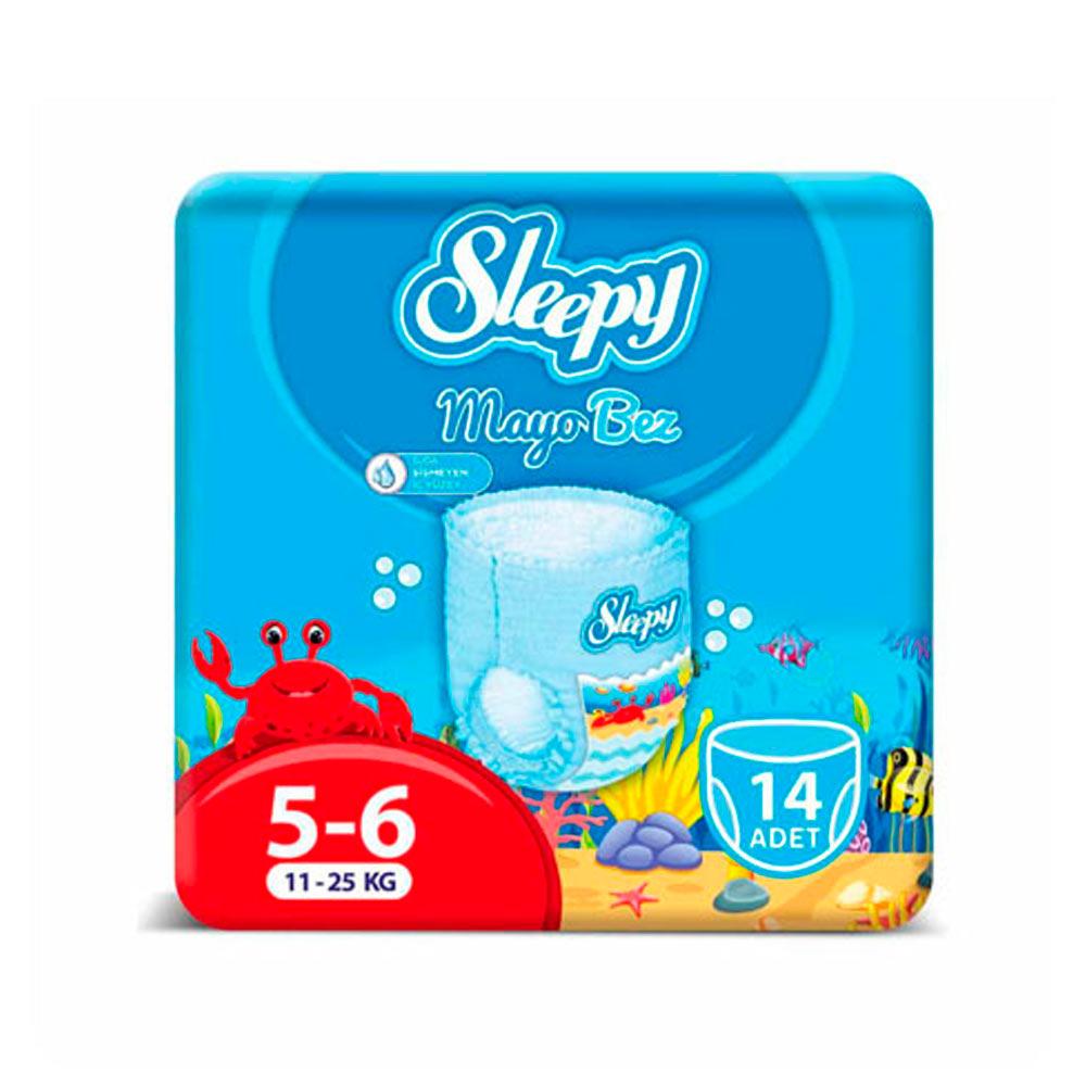 Подгузники для плавания Sleepy размер 5-6 11-25 кг 14 шт