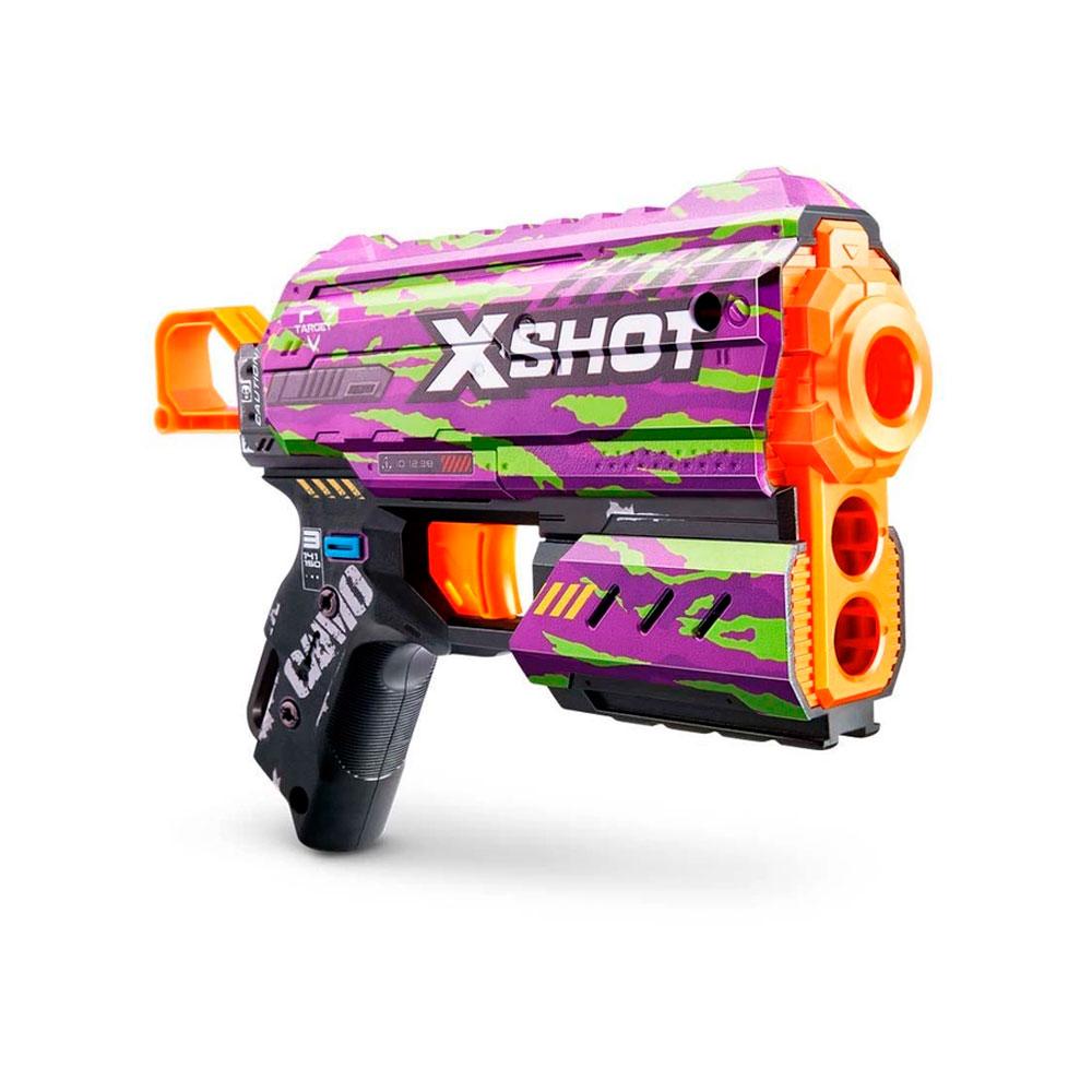 Быстрострельный бластер Zuru X-SHOT Skins Flux Crucifer 8 патронов