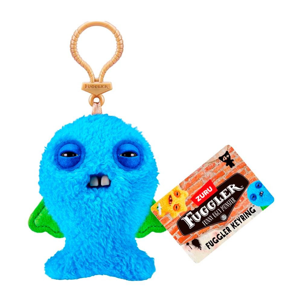 Мягкая игрушка-брелок FUGGLER HANG TAG синий пушистик 12см