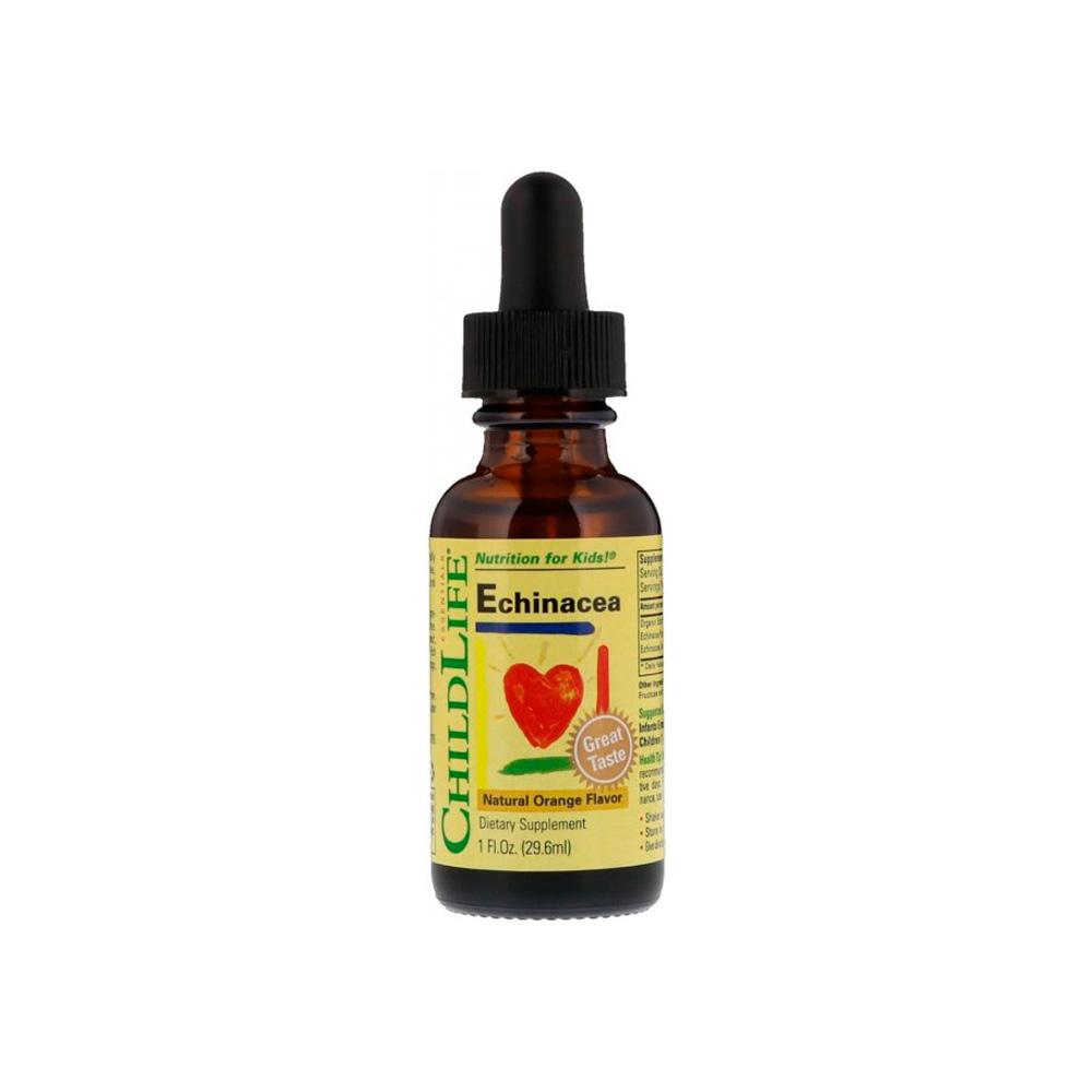 Витамины ChildLife жидкая эхинацея для детей с апельсиновым вкусом Echinacea 26.9 мл
