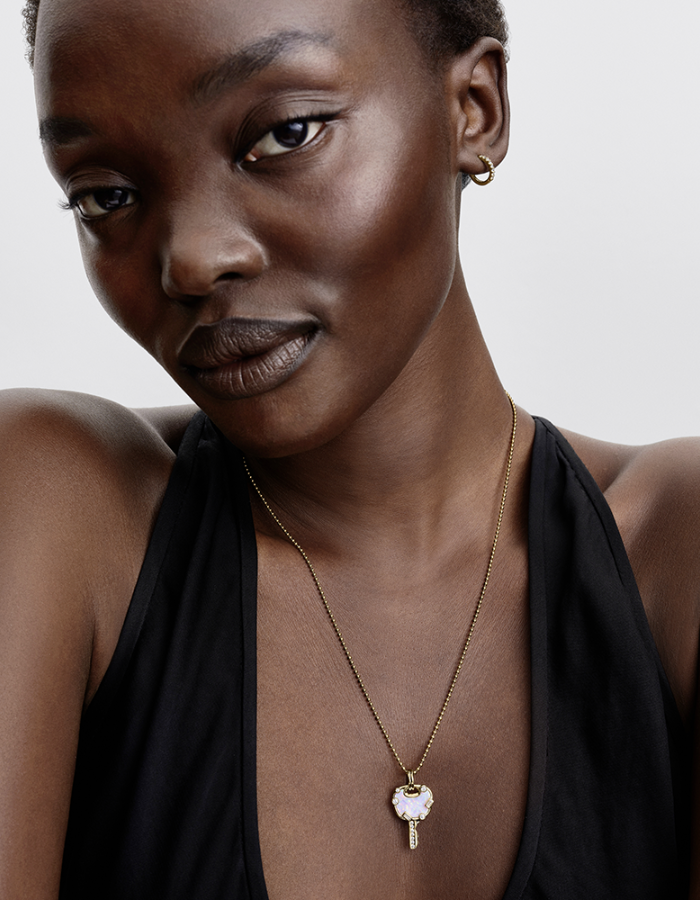 14k gold-plated ball chain