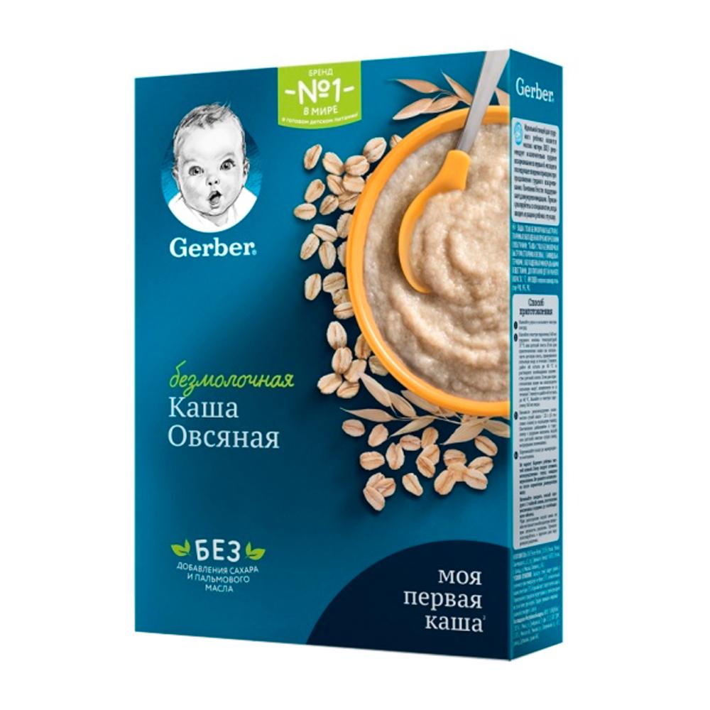 Каша безмолочная Gerber Овсянка с 5 мес 180 г