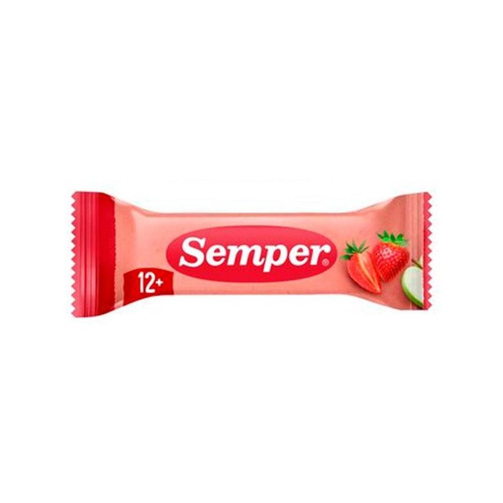 Semper Фруктовый ломтик Semper. Яблоко и клубника (15грx12)