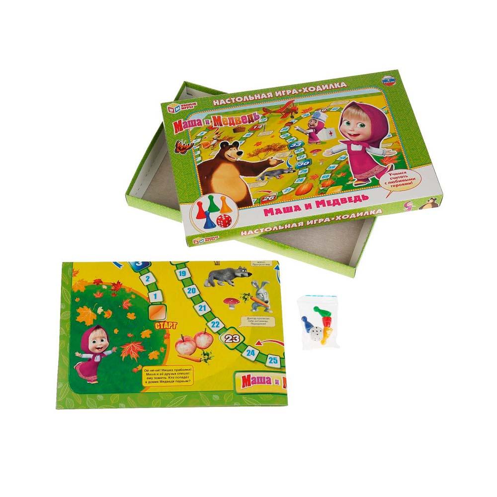 Настольная игра-ходилка Маша и Медведь Умные игры