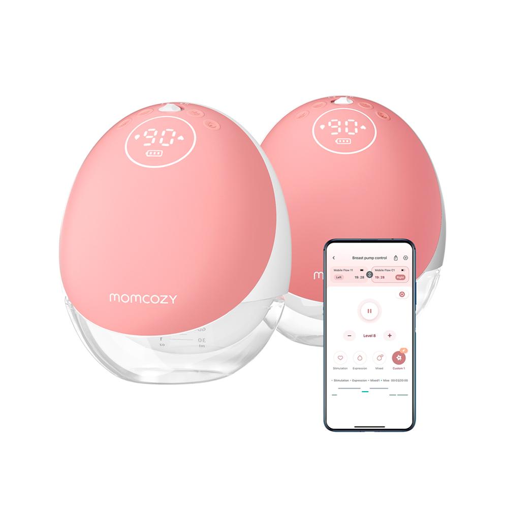 Портативный молокоотсос на две груди Momcozy M9