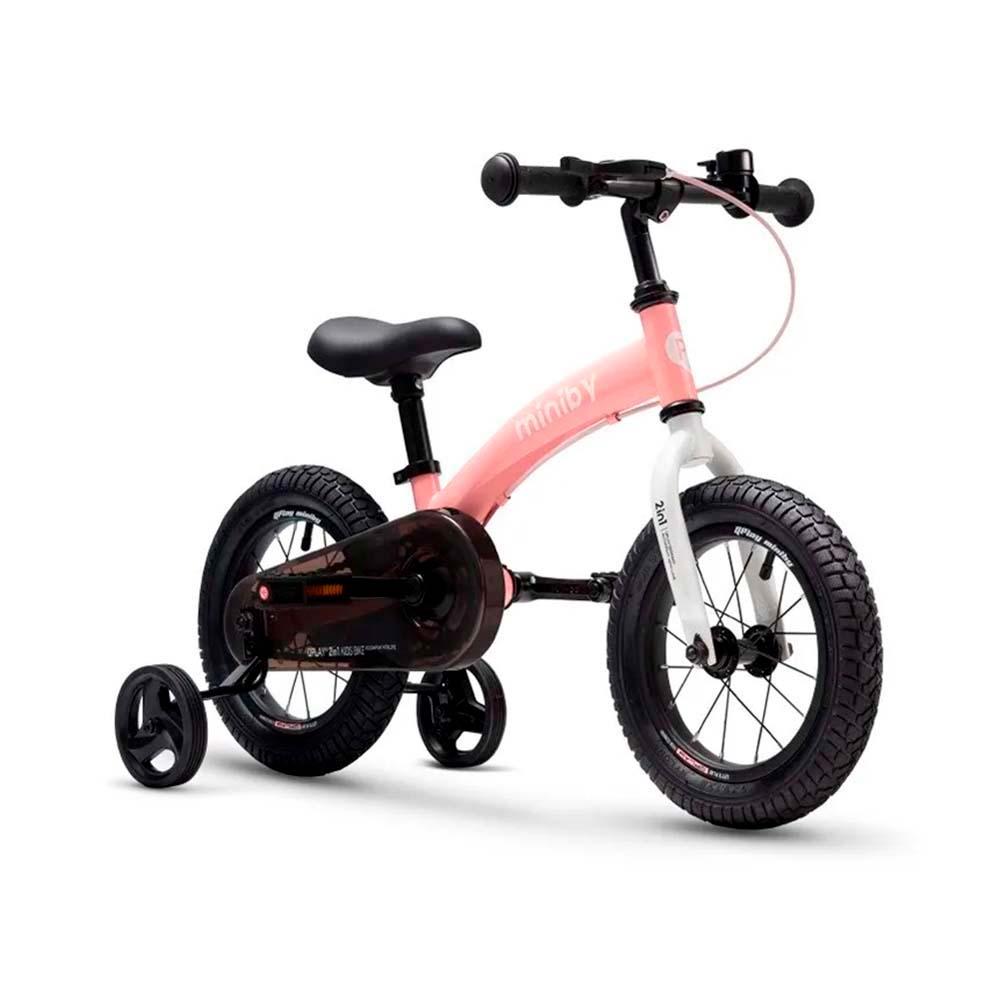 бес трусиков на велосыпеде Велосипед QPlay MiniBy Pink