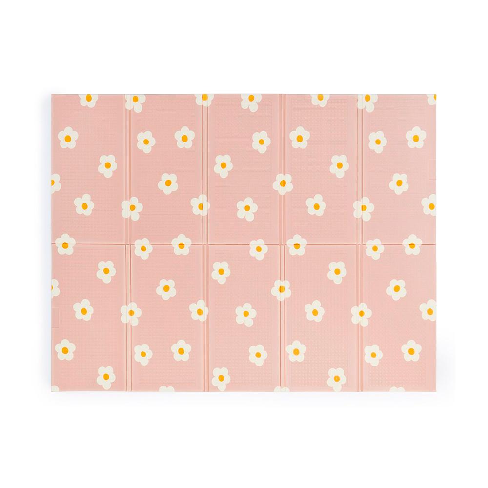Складной игровой развивающий коврик детский Soft Floor Happy Baby chamomile