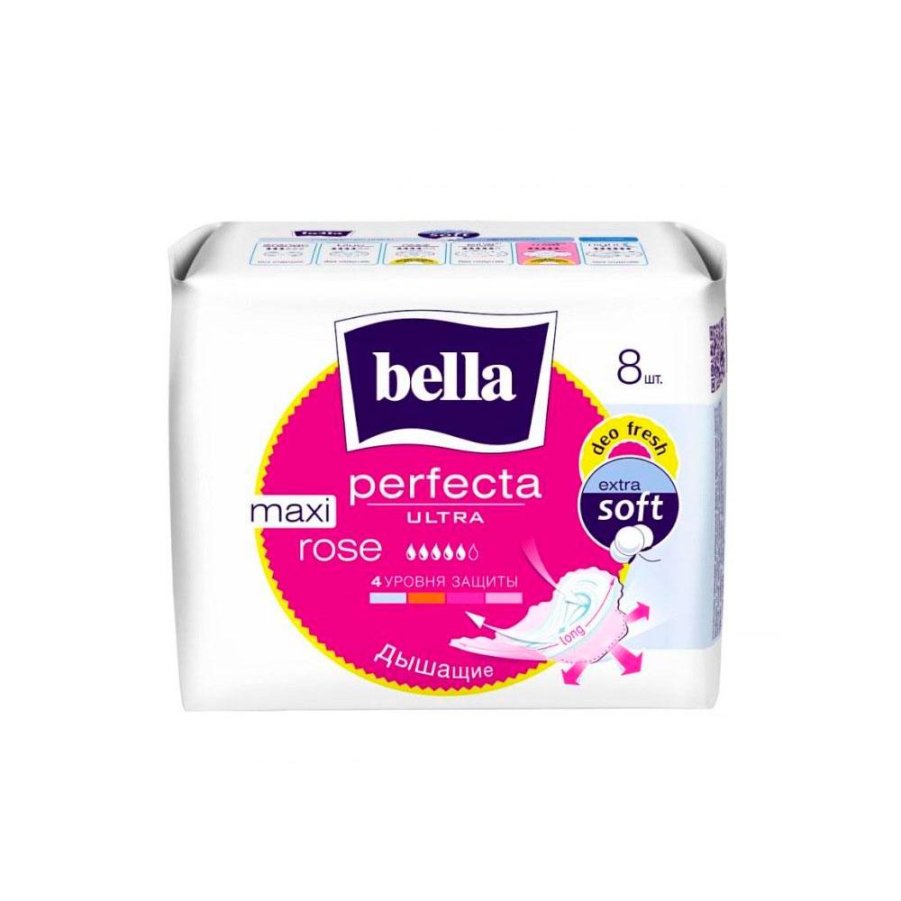 Прокладки супертонкие Bella Perfecta Ultra Maxi Rose Deo Fresh 8 шт