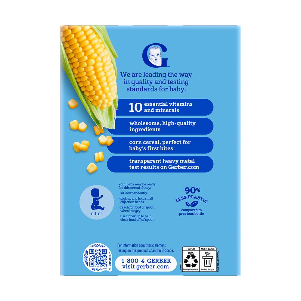 Кукурузная каша Gerber Yellow Corn Cereal Кукурузная каша Gerber Yellow Corn Cereal