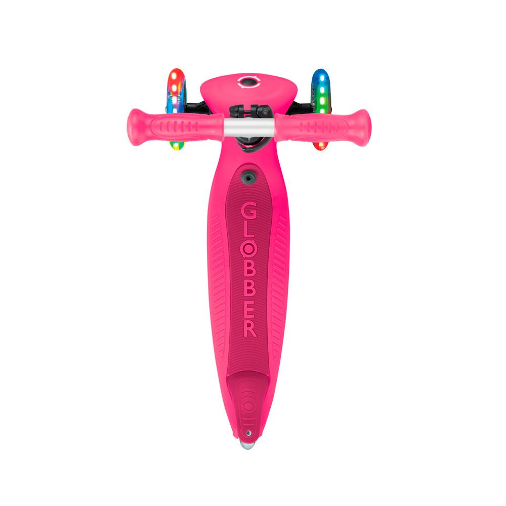 Трёхколесный самокат Globber Go Up Active Lights Fuchsia