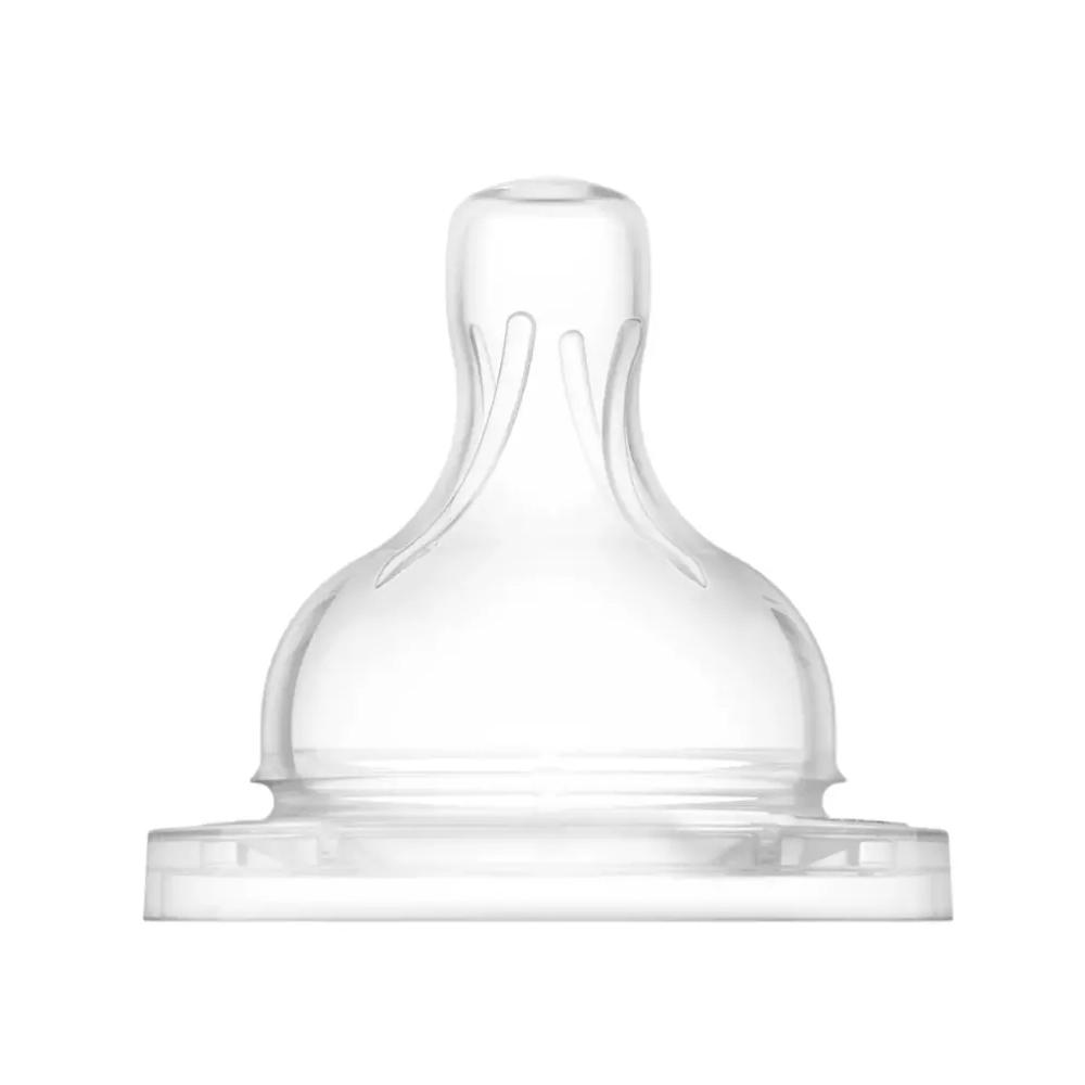 Соска силиконовая Philips AVENT SCY762/02 Анти-колик медленный поток 1м+ 2 шт