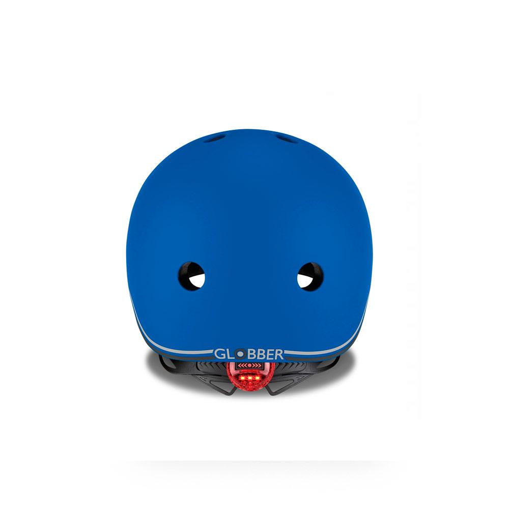 Шлем Globber Helmet Elite Lights Navi Blue Racing 48-53 см