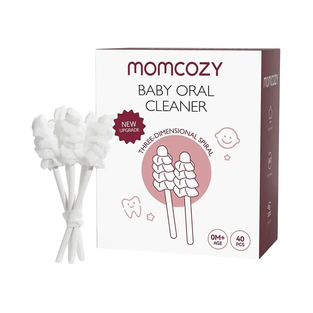 Одноразовые детские зубные щётки для чистки полости рта Momcozy