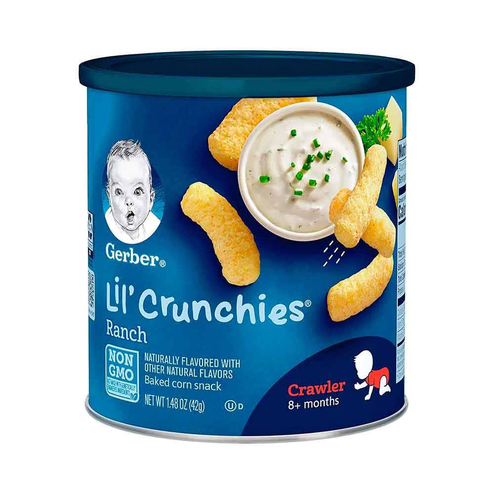 Кукурузки Gerber соус Ranch 8м+ 42 гр