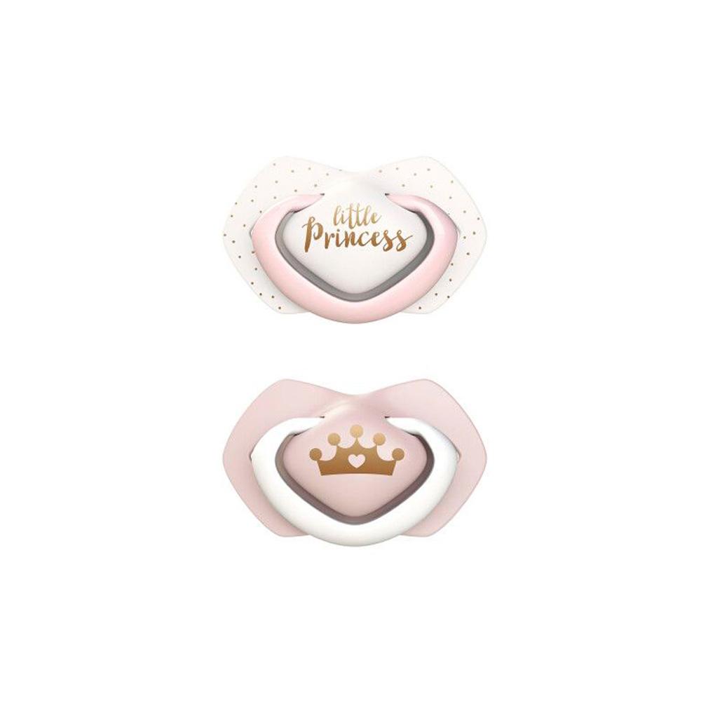 Пустышка Canpol Babies Royal baby силиконовая симметричная 0-6м+ 2 шт