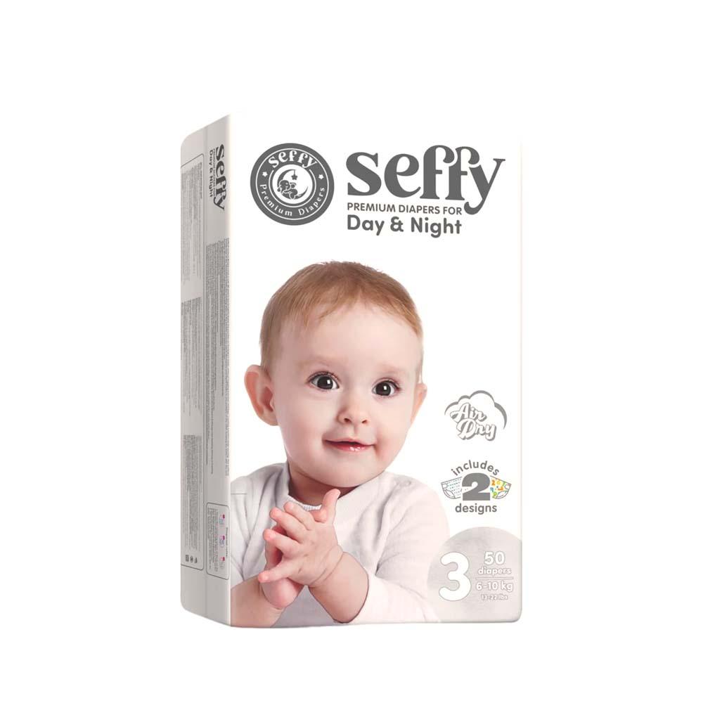 Подгузники SEFFY размер 3 6-10 кг 50 шт Подгузники SEFFY размер 3 6-10 кг 50 шт