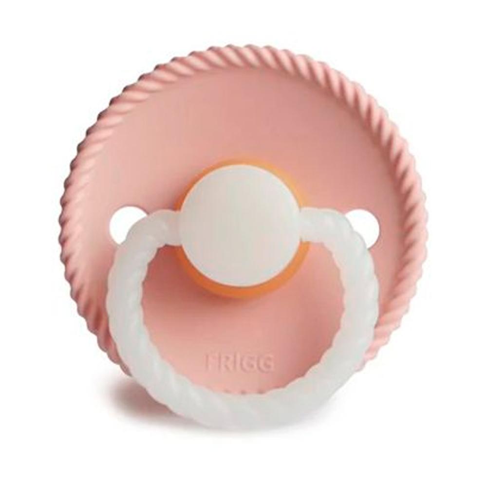 Пустышка FRIGG Rope Latex Blush Night 0-6м