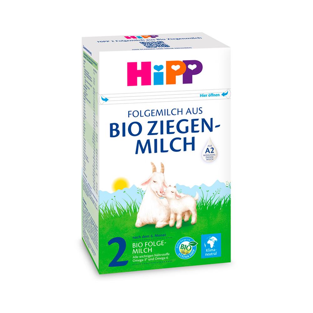Органическая сухая смесь HiPP 2 на козьем молоке с 6 месяцев