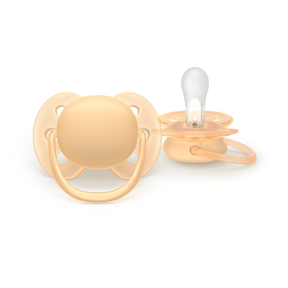 Силиконовая пустышка Philips Avent Ultrasoft Neutral 6-18м 2шт