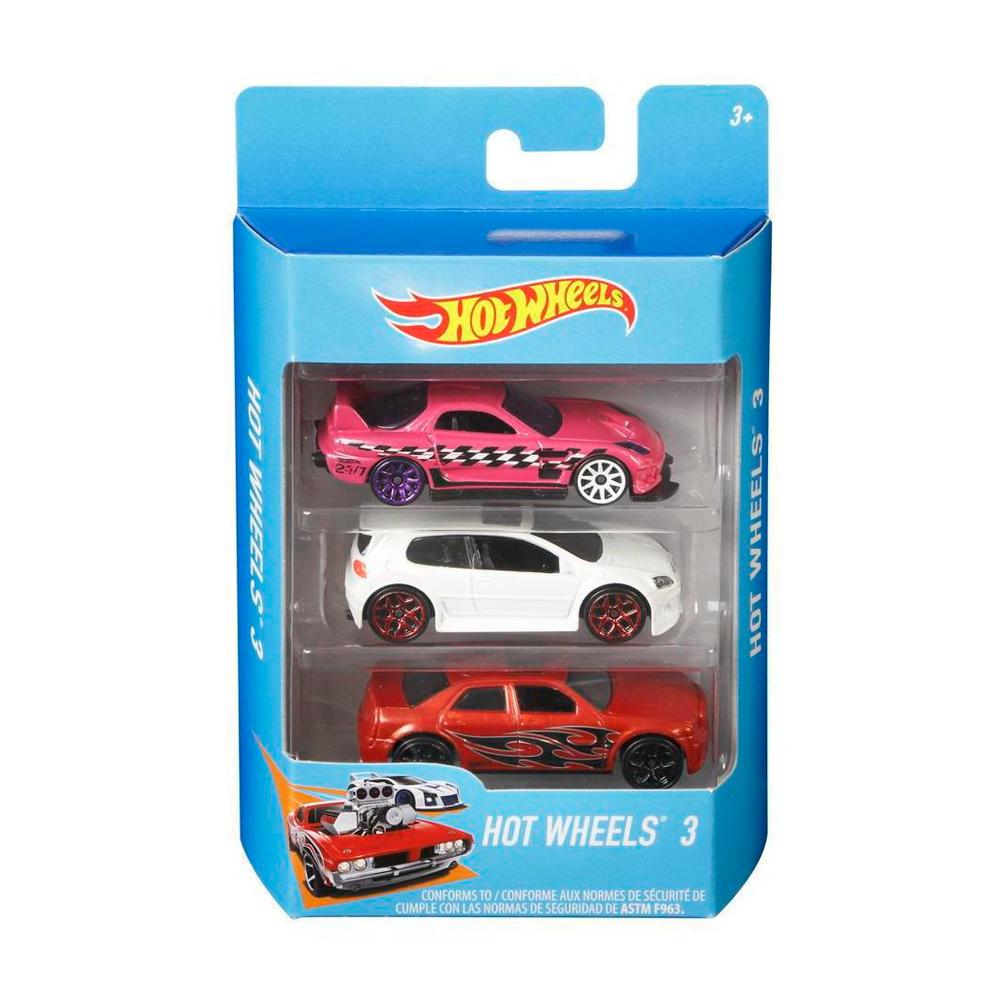 Набор базовых машинок Hot Wheels 3шт