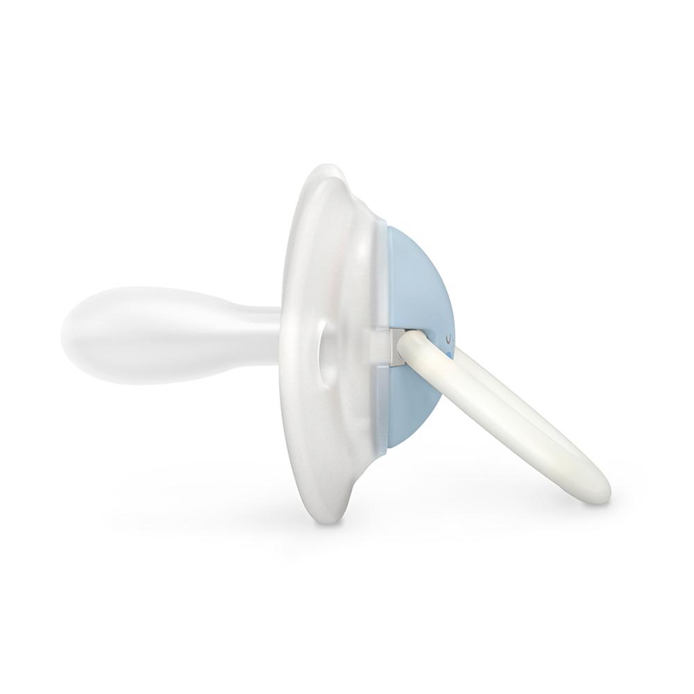 Пустышка ночная Suavinex Wild голубая 6-18м 2шт