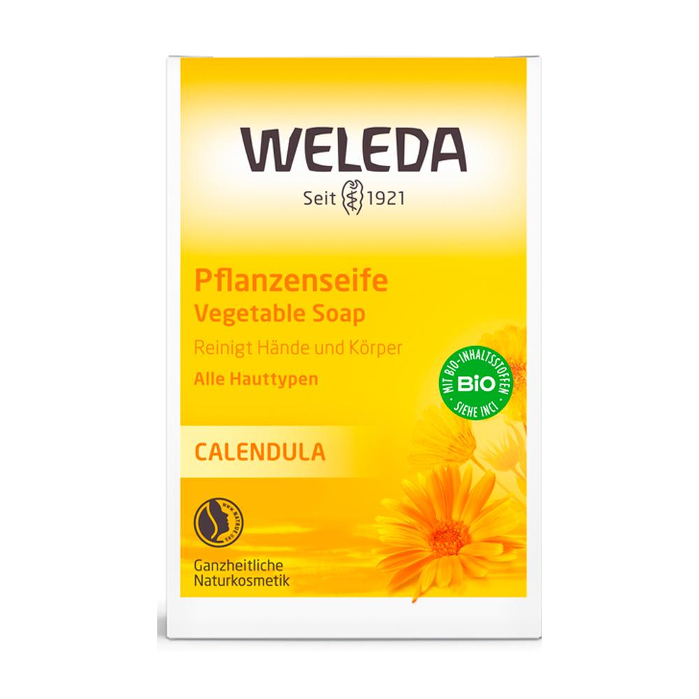 Детское растительное мыло Weleda с календулой 100 г